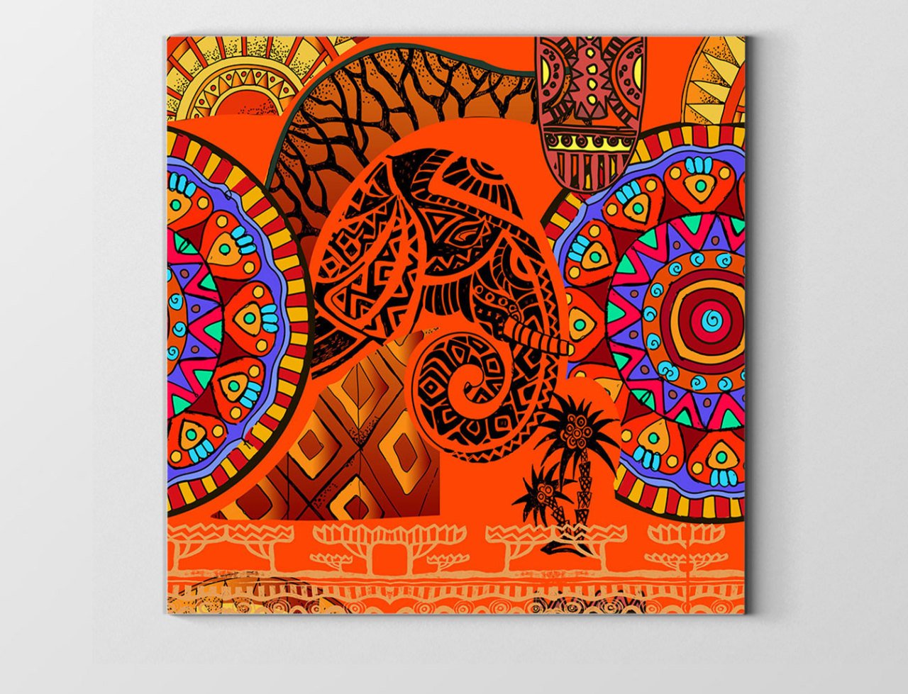 Hint Deseni Tablosu Çerçevesiz - 60x60