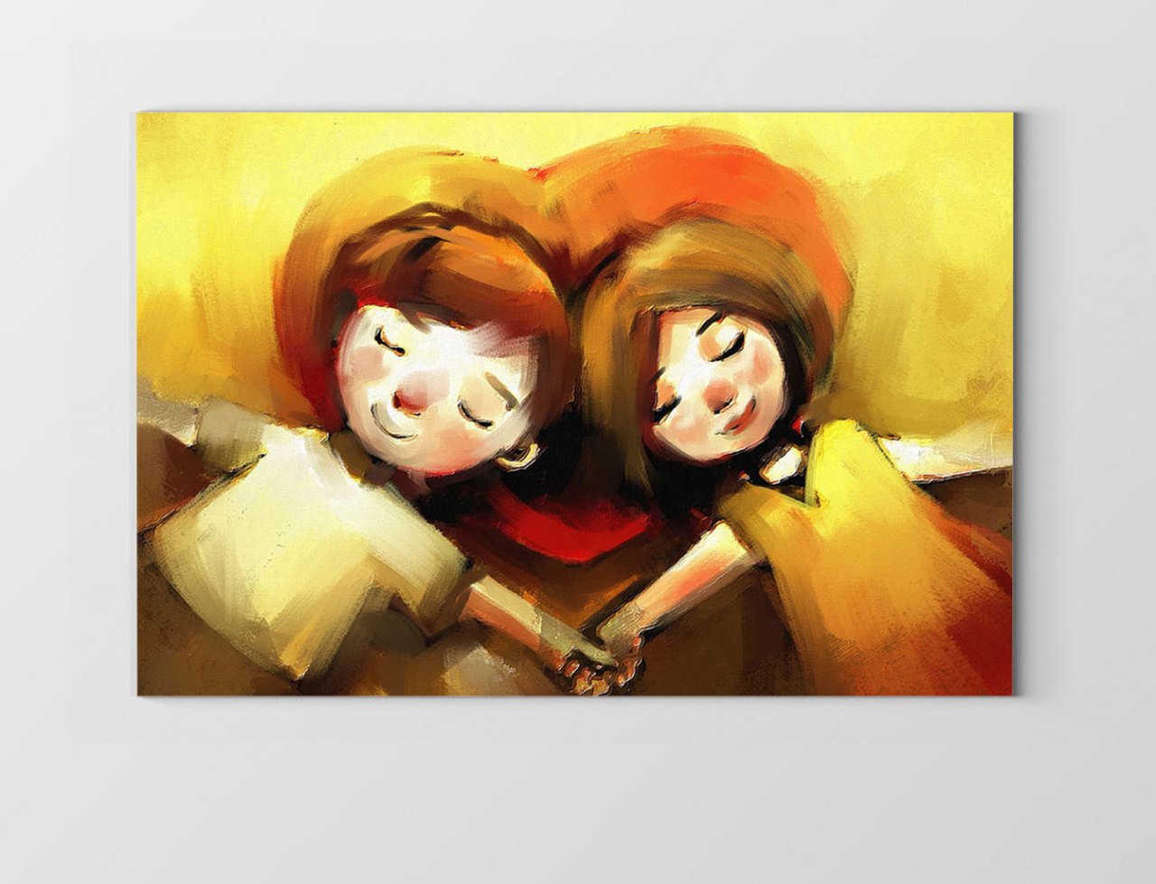 Çoçukluk Aşkı Tablosu Çerçevesiz - 40x60