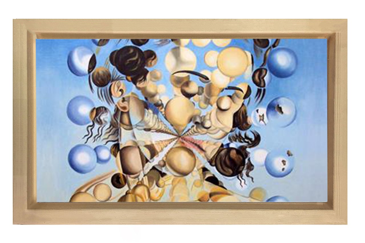 Galatea of the Spheres Tablosu Naturel Ahşap Çerçeve - 70x100
