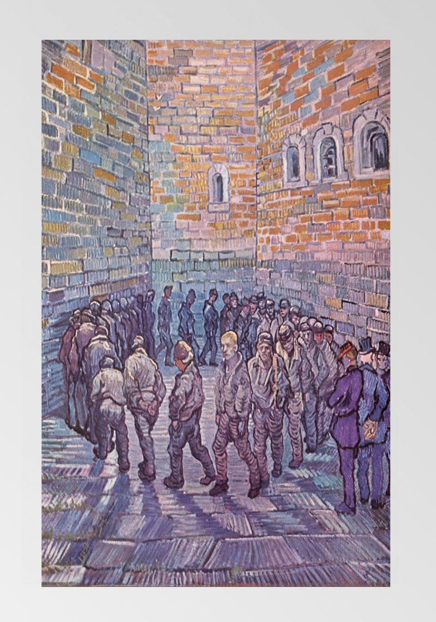 Tutuklular Çemberi Tablosu Çerçevesiz - 40x60