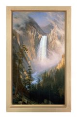 Manzara Reprodüksiyon Tablosu Naturel Ahşap Çerçeve - 100x150