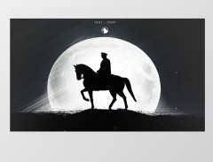 Atatürk ve Ay Tablosu Çerçevesiz - 45x30