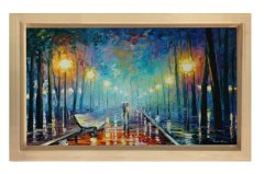 Derinlikli Yolda Çift Tablosu Naturel Ahşap - 100x200