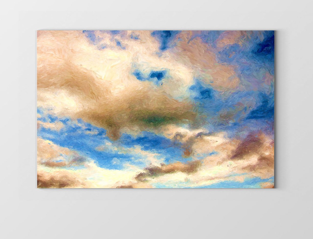 Bulut Gökyüzü Gün Tablosu Çerçevesiz - 100x200