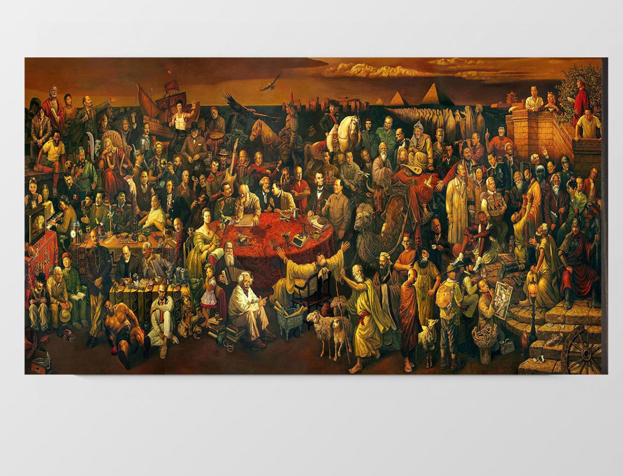 103 Ünlü Tablosu Çerçevesiz - 45x30