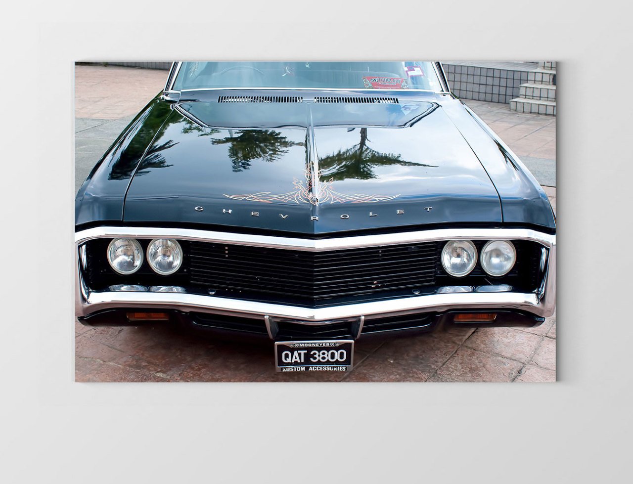 Chevrolet Classic Tablosu Çerçevesiz - 70x100