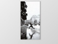 Sevinçli Adam Tablosu Çerçevesiz - 100x150