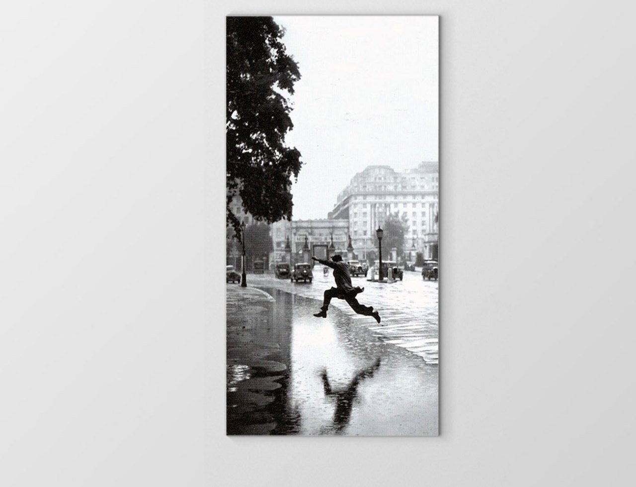 Sevinçli Adam Tablosu Çerçevesiz - 45x30