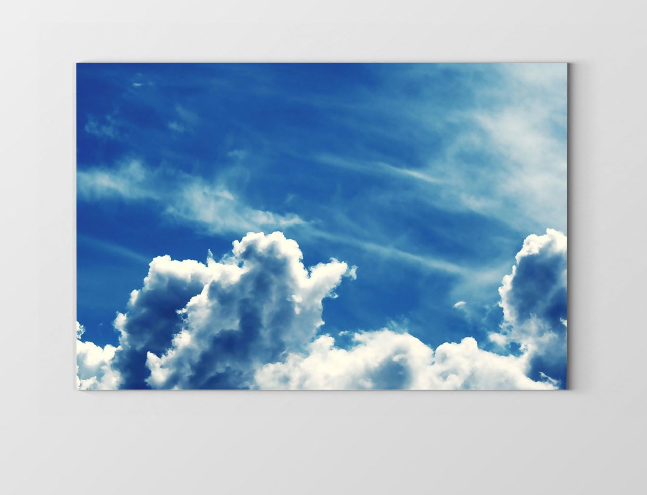 Bulutlar Tablosu Çerçevesiz - 100x150