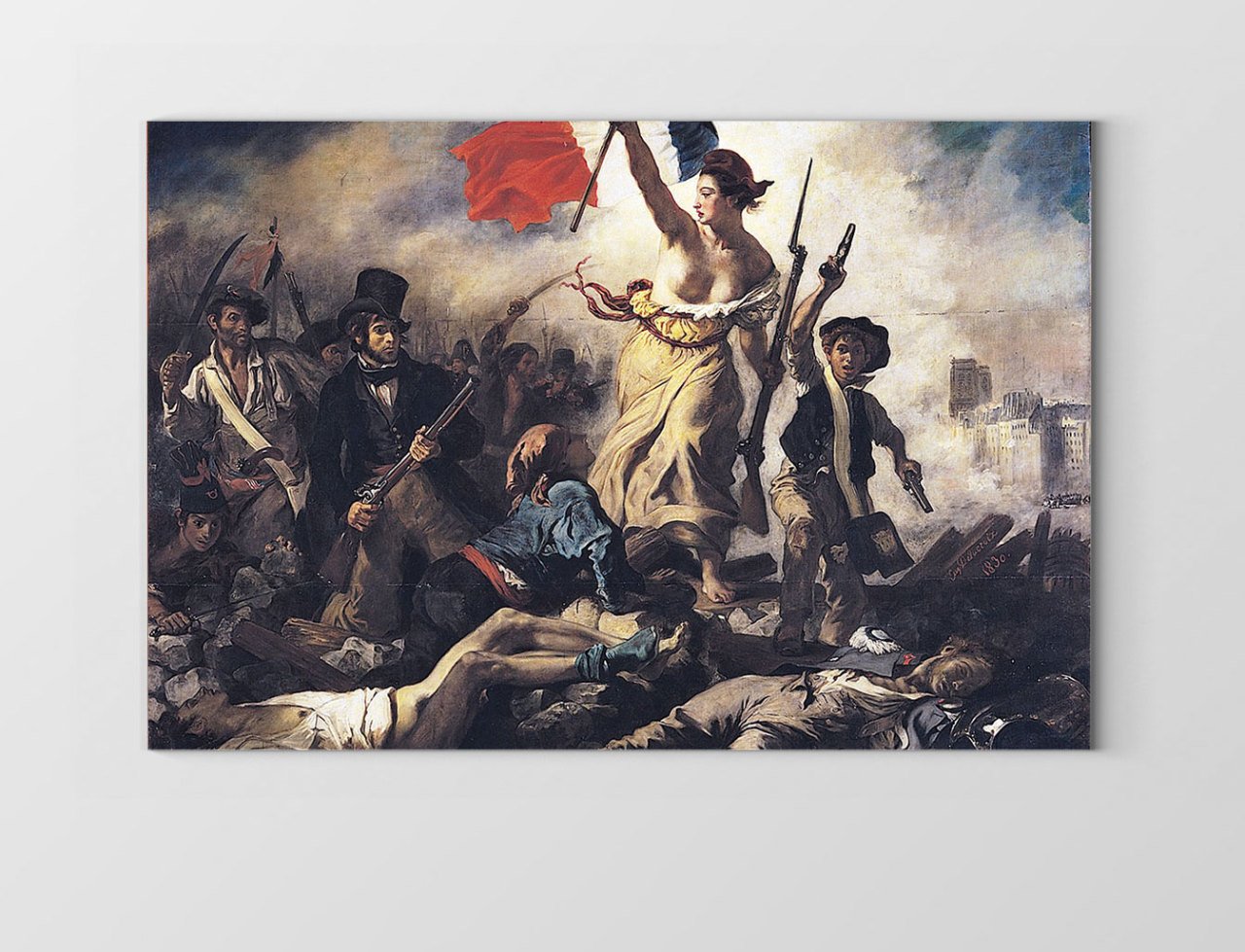 Fransız Devrimi Tablosu Çerçevesiz - 40x60