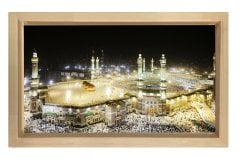 Kabe Manzarası Tablosu Naturel Ahşap Çerçeve - 50x70