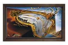 İlk Patlama Yumuşak İzleme Tablosu Kahverengi Ahşap Çerçeve - 40x60