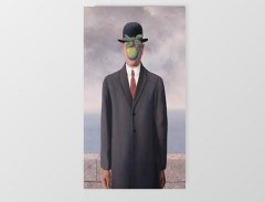 Rene Magritte Tablosu Çerçevesiz - 70x100