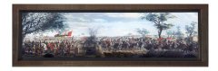 Osmanlı Ordusu Tablosu Kahverengi Ahşap Çerçeve - 150x50