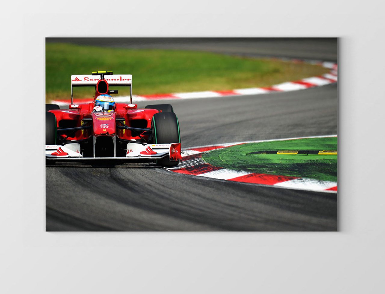 Formula Yarışı Tablosu Çerçevesiz - 45x30