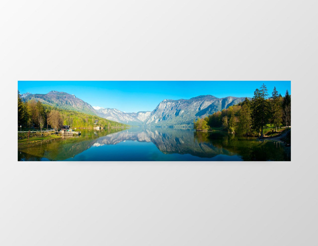 Dağ Manzarası Tablosu Çerçevesiz - 180x60