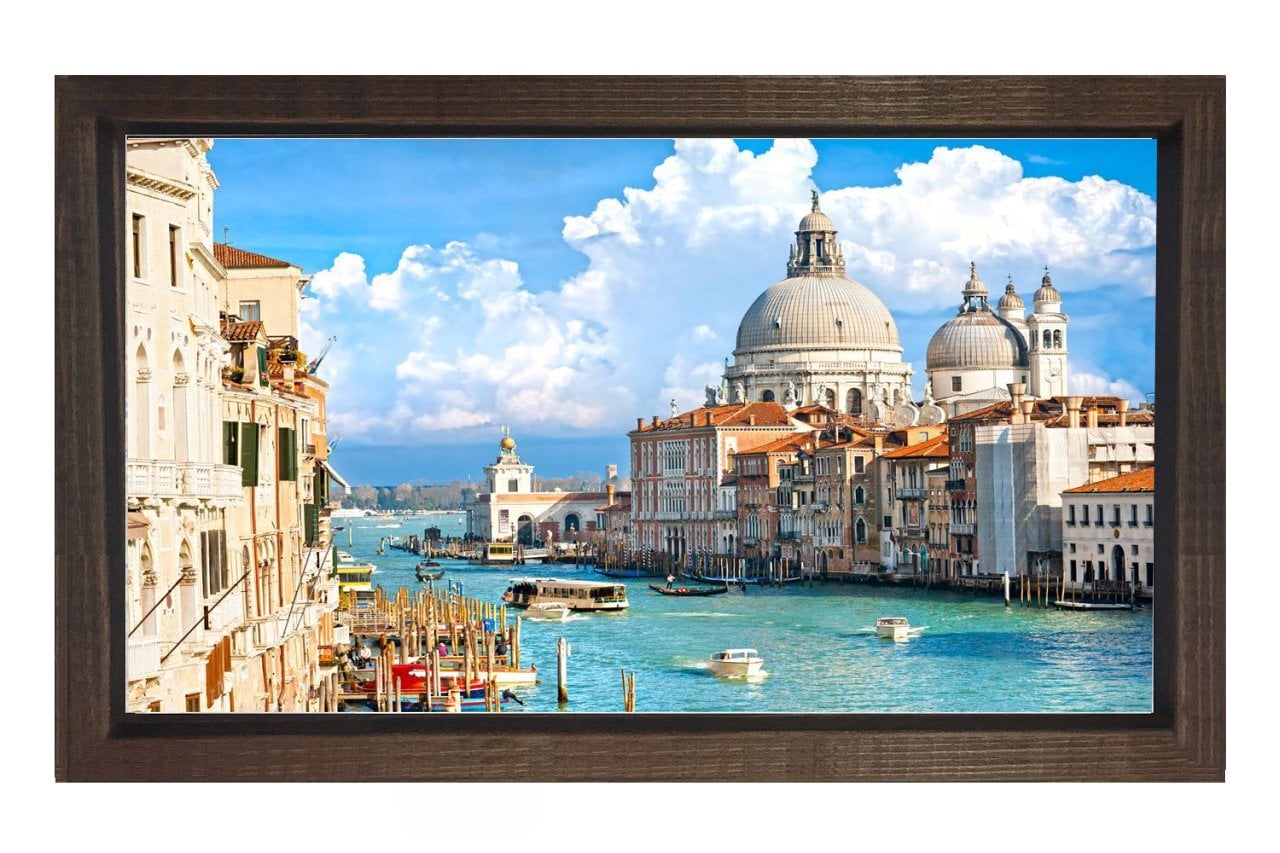Venedik Tablosu Tablosu Kahverengi Ahşap - 100x150