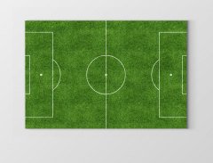 Futbol Sahası Tablosu Çerçevesiz - 40x60