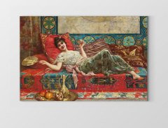 Osmanlı ve Harem Tablosu Çerçevesiz - 100x200