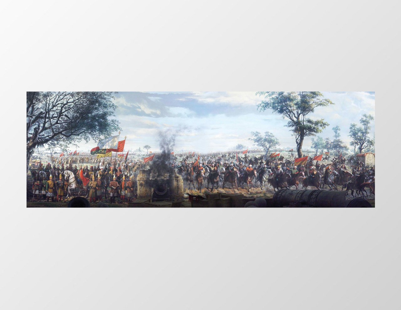 Osmanlı Ordusu Tablosu Çerçevesiz - 120x40
