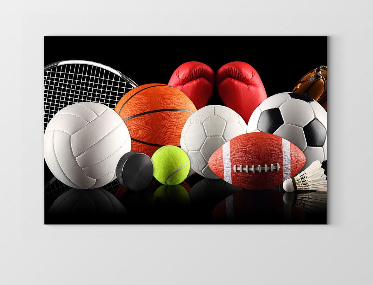 Spor Araçları Tablosu Çerçevesiz - 70x100