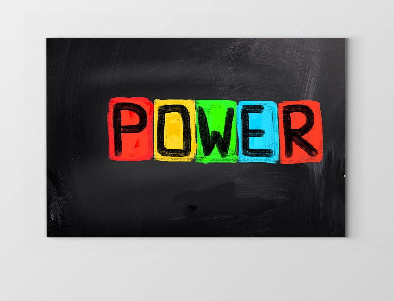 POWER Tablosu Çerçevesiz - 50x90