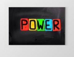 POWER Tablosu Çerçevesiz - 50x90