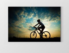 Bisiklet Sporu Tablosu Çerçevesiz - 50x70