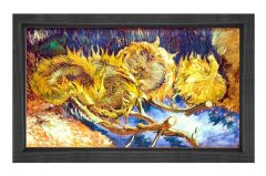 Vincent Van Gogh Tablosu Siyah Ahşap Çerçeve - 45x30