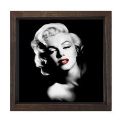 Marilyn Monroe Siyah Beyaz Tablosu