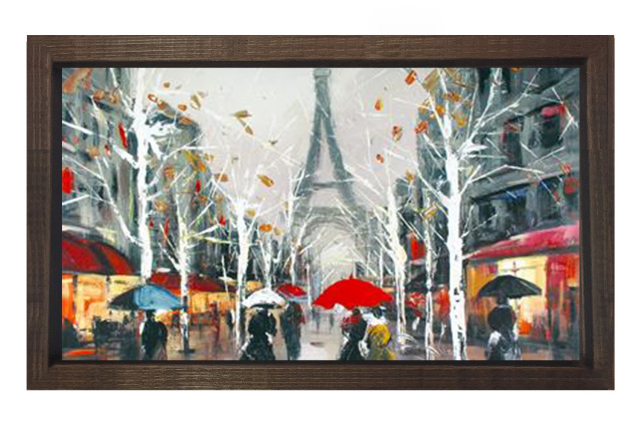 Paris Şehir Manzarası Tablosu