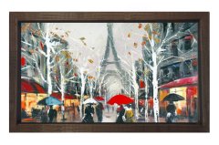 Paris Şehir Manzarası Tablosu