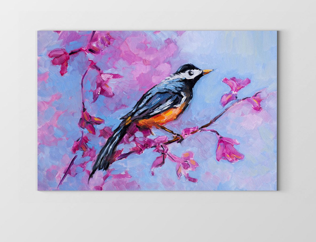 Kuş Tablosu Çerçevesiz - 100x150