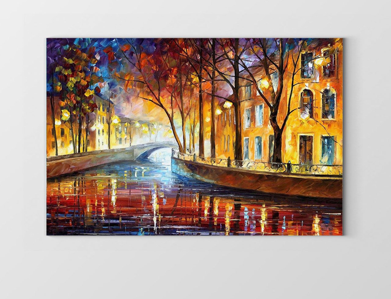 Ada ve Sualtı Dünyası Tablosu Çerçevesiz - 40x60