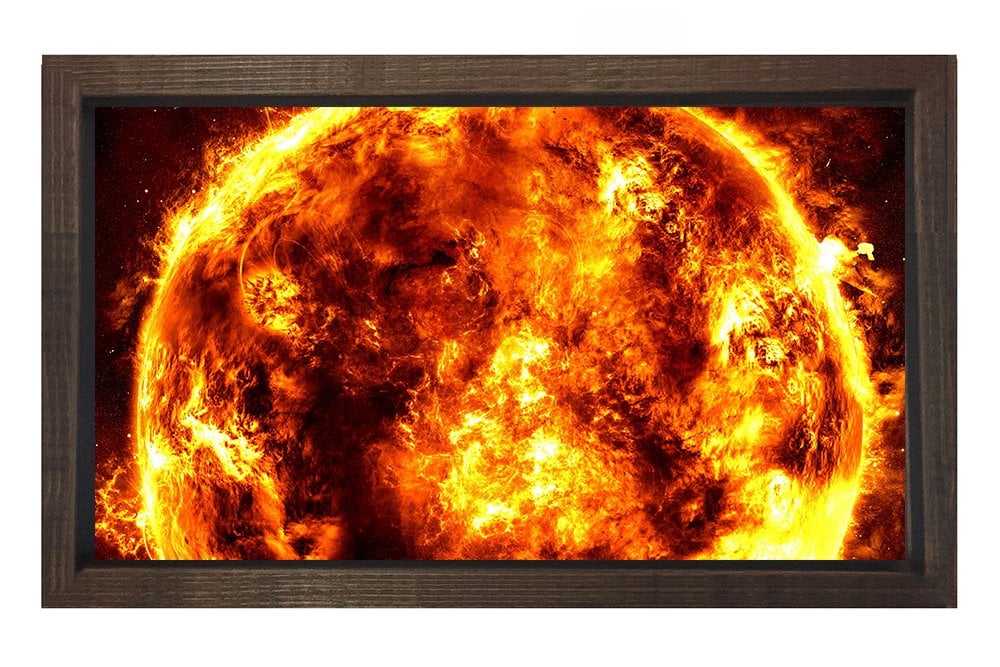 Güneş Tablosu Kahverengi Ahşap - 45x30