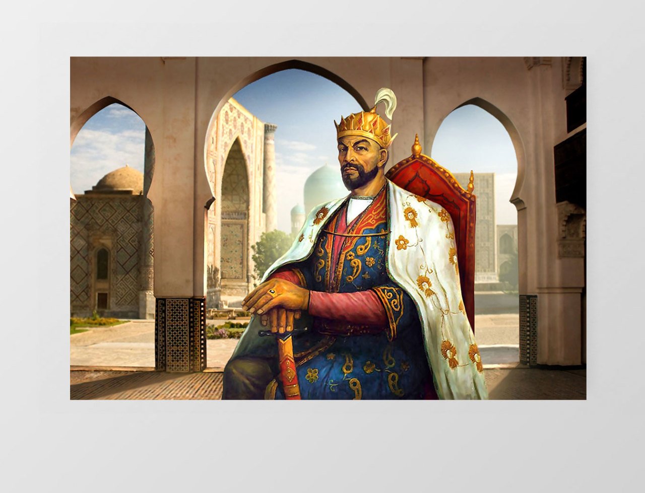 Timur Tablosu Çerçevesiz - 45x30