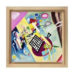Vassily Kandisky Tablosu Naturel Ahşap Çerçeve - 60x60