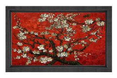 Georiga Okeeffe Tablosu Tablosu Siyah Ahşap Çerçeve - 100x150