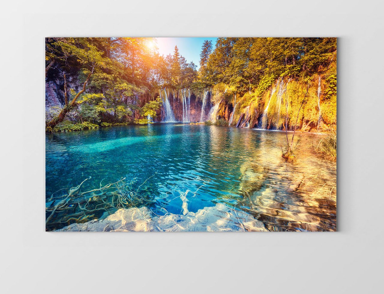 Pınarlar Ve Berrak Su Tablosu Çerçevesiz - 50x70