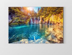 Pınarlar Ve Berrak Su Tablosu Çerçevesiz - 50x70