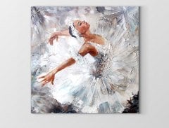 Balerin Tablosu Çerçevesiz - 40x40