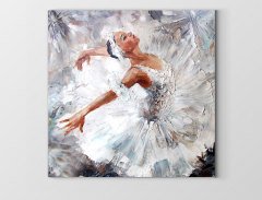 Balerin Tablosu Çerçevesiz - 60x60