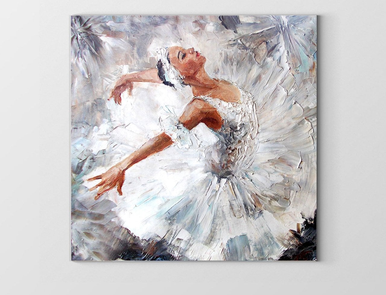 Balerin Tablosu Çerçevesiz - 70x70