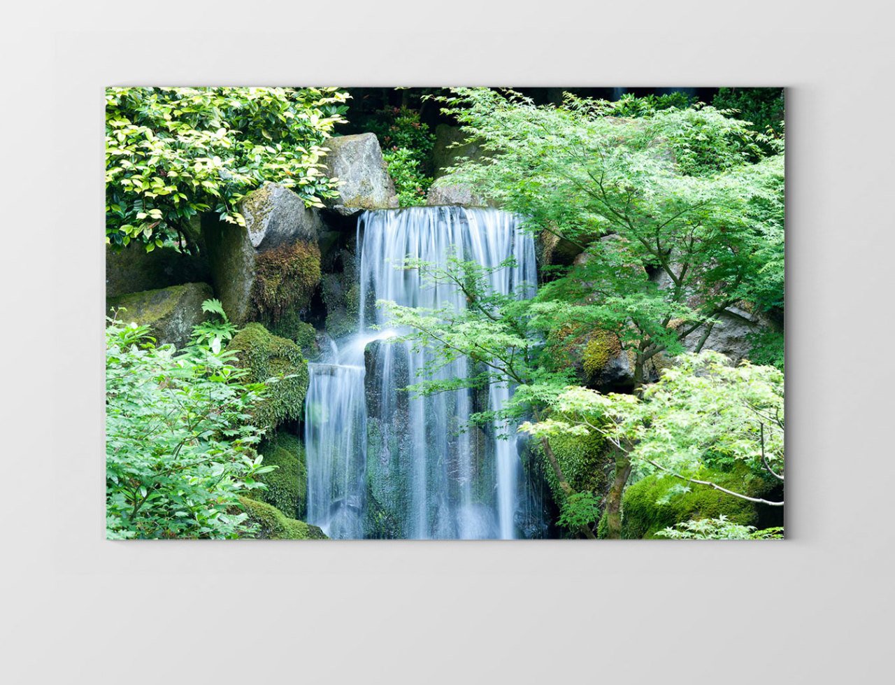 Orman Şelalesi Tablosu Çerçevesiz - 70x100