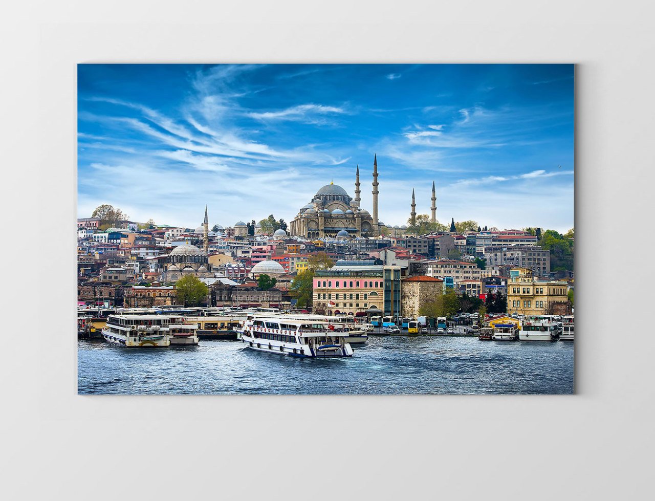 İstanbul Tablosu Çerçevesiz - 50x70