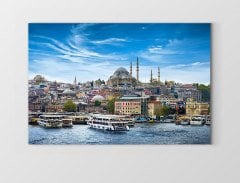 İstanbul Tablosu Çerçevesiz - 50x70