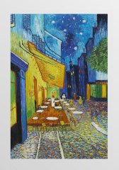 Teras Kafe Tablosu Çerçevesiz - 70x100