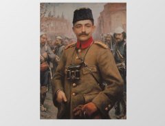 Enver Paşa Tablosu Çerçevesiz - 45x30
