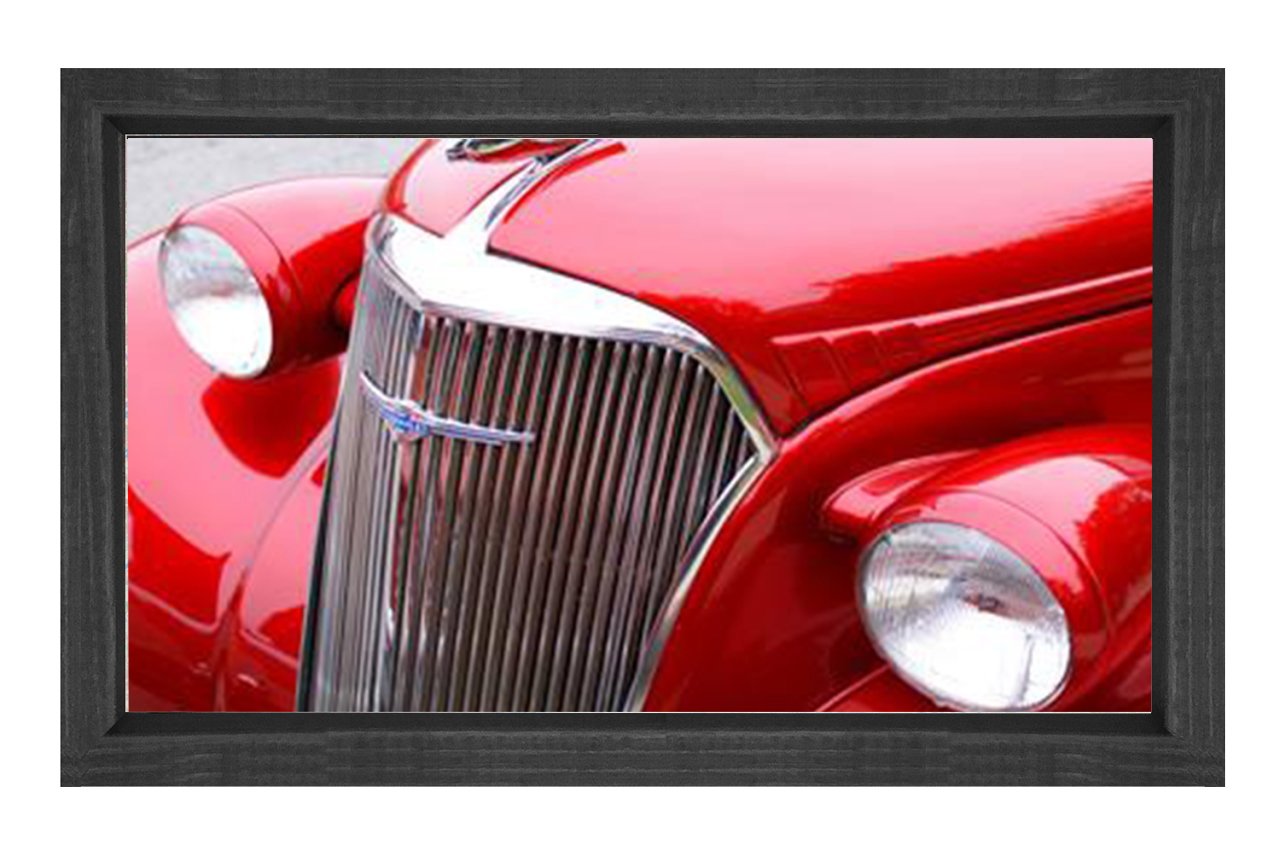 Rolls Royce Tablosu Siyah Ahşap - 50x70