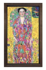 Portrait Of Eugenia Primavesi Tablosu Kahverengi Ahşap - 45x30